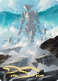 Celestial Colonnade Art Card (Gold-Stamped Signature) - Art Series: Zendikar Rising - Magic: The Gathering card