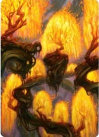 Grove of the Burnwillows Art Card - Art Series: Zendikar Rising - Magic: The Gathering card