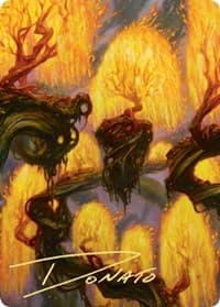 Grove of the Burnwillows Art Card (Gold-Stamped Signature) - Art Series: Zendikar Rising - Magic: The Gathering card