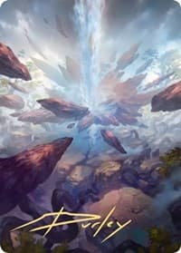 Prismatic Vista Art Card (Gold-Stamped Signature) - Art Series: Zendikar Rising - Magic: The Gathering card