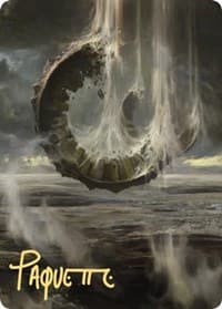 Wasteland Art Card (Gold-Stamped Signature) - Art Series: Zendikar Rising - Magic: The Gathering card