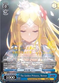 The Golden Princess, Renner (SP) (Gold Signature) - Nazarick: Tomb of the Undead - Weiss Schwarz card
