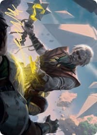 Expedition Healer Art Card (Gold-Stamped Signature) - Art Series: Zendikar Rising - Magic: The Gathering card