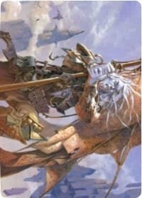 Sea Gate Banneret Art Card - Art Series: Zendikar Rising - Magic: The Gathering card