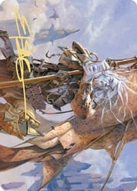 Sea Gate Banneret Art Card (Gold-Stamped Signature) - Art Series: Zendikar Rising - Magic: The Gathering card