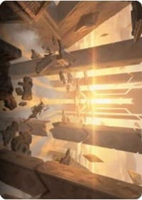 Skyclave Basilica Art Card - Art Series: Zendikar Rising - Magic: The Gathering card