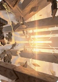 Skyclave Basilica Art Card (Gold-Stamped Signature) - Art Series: Zendikar Rising - Magic: The Gathering card