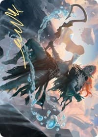 Expedition Diviner Art Card (Gold-Stamped Signature) - Art Series: Zendikar Rising - Magic: The Gathering card