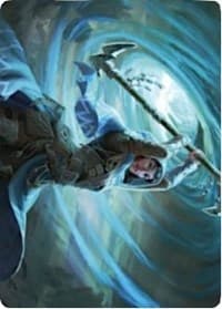 Sea Gate Stormcaller Art Card - Art Series: Zendikar Rising - Magic: The Gathering card