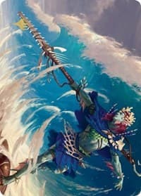 Tazeem Roilmage Art Card (Gold-Stamped) - Art Series: Zendikar Rising - Magic: The Gathering card