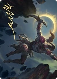 Nighthawk Scavenger Art Card (Gold-Stamped Signature) - Art Series: Zendikar Rising - Magic: The Gathering card