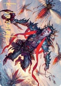 Scion of the Swarm Art Card (Gold-Stamped Signature) - Art Series: Zendikar Rising - Magic: The Gathering card