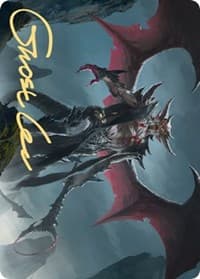 Taborax, Hope's Demise Art Card (Gold-Stamped Signature) - Art Series: Zendikar Rising - Magic: The Gathering card