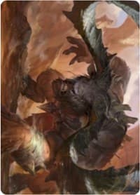 Moraug, Fury of Akoum Art Card - Art Series: Zendikar Rising - Magic: The Gathering card