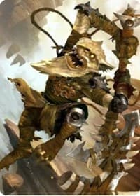 Teeterpeak Ambusher Art Card - Art Series: Zendikar Rising - Magic: The Gathering card