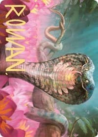 Lotus Cobra Art Card (Gold-Stamped Signature) - Art Series: Zendikar Rising - Magic: The Gathering card