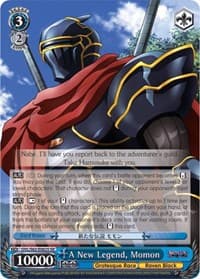 A New Legend, Momon (SR) - Nazarick: Tomb of the Undead - Weiss Schwarz card