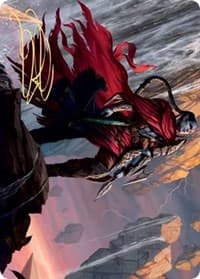 Anowon, the Ruin Thief Art Card (Gold-Stamped Signature) - Art Series: Zendikar Rising - Magic: The Gathering card