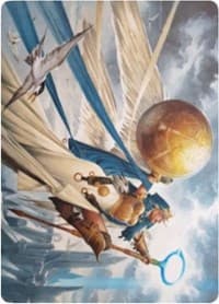 Linvala, Shield of Sea Gate Art Card - Art Series: Zendikar Rising - Magic: The Gathering card
