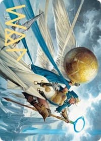 Linvala, Shield of Sea Gate Art Card (Gold-Stamped Signature) - Art Series: Zendikar Rising - Magic: The Gathering card