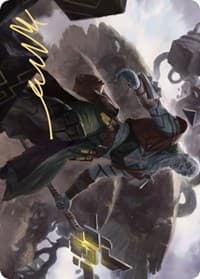 Orah, Skyclave Hierophant Art Card (Gold-Stamped Signature) - Art Series: Zendikar Rising - Magic: The Gathering card