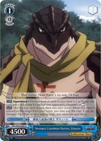 Strongest Lizardman Warrior, Zaryusu - Nazarick: Tomb of the Undead - Weiss Schwarz card