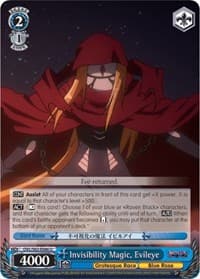 Invisibility Magic, Evileye - Nazarick: Tomb of the Undead - Weiss Schwarz card