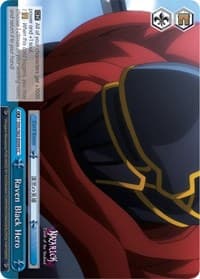 Raven Black Hero - Nazarick: Tomb of the Undead - Weiss Schwarz card