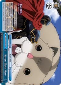 Raven Black Hero (RRR) - Nazarick: Tomb of the Undead - Weiss Schwarz card