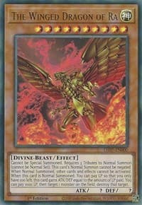 The Winged Dragon of Ra (Alternate Art) - Legendary Duelists: Rage of Ra - YuGiOh card