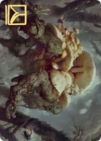 Swarm Shambler Art Card (Gold-Stamped Signature) - Art Series: Zendikar Rising - Magic: The Gathering card