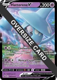 Hatterene V - SWSH055 - Jumbo Cards - Pokemon card