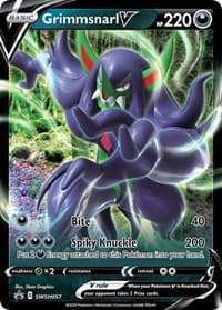 Grimmsnarl V - SWSH057 - SWSH: Sword & Shield Promo Cards - Pokemon card