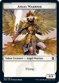 Angel Warrior // Goblin Construct Double-Sided Token - Zendikar Rising - Magic: The Gathering card