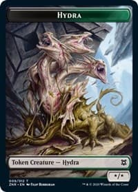 Hydra // Illusion Double-Sided Token - Zendikar Rising - Magic: The Gathering card