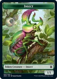Insect // Kor Warrior Double-Sided Token - Zendikar Rising - Magic: The Gathering card