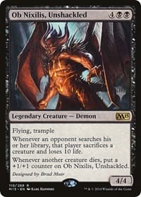 Ob Nixilis, Unshackled - Promo Pack: Zendikar Rising - Magic: The Gathering card