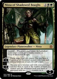 Nissa of Shadowed Boughs - Promo Pack: Zendikar Rising - Magic: The Gathering card