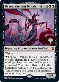 Drana, the Last Bloodchief - Promo Pack: Zendikar Rising - Magic: The Gathering card