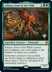 Ashaya, Soul of the Wild - Promo Pack: Zendikar Rising - Magic: The Gathering card