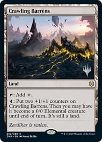 Crawling Barrens - Promo Pack: Zendikar Rising - Magic: The Gathering card