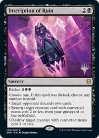 Inscription of Ruin - Promo Pack: Zendikar Rising - Magic: The Gathering card