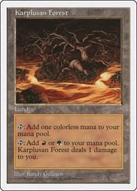 Karplusan Forest - Fifth Edition - Magic: The Gathering card