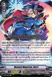 Masked Magician, Harri - V-BT09: Butterfly d'Moonlight - Cardfight Vanguard card