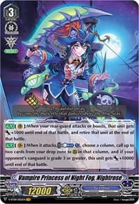 Vampire Princess of Night Fog, Nightrose - V-BT09: Butterfly d'Moonlight - Cardfight Vanguard card