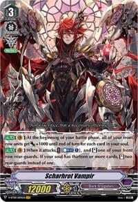 Scharhrot Vampir - V-BT09: Butterfly d'Moonlight - Cardfight Vanguard card