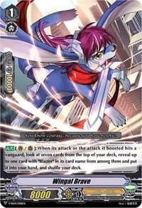 Wingal Brave - V-SS04: Majesty Lord Blaster - Cardfight Vanguard card