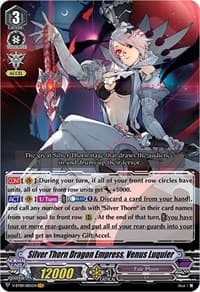 Silver Thorn Dragon Empress, Venus Luquier - V-BT09: Butterfly d'Moonlight - Cardfight Vanguard card