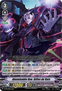 Abominable One, Gilles de Rais - V-BT09: Butterfly d'Moonlight - Cardfight Vanguard card
