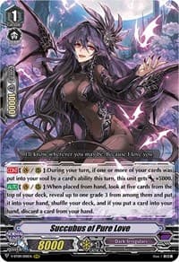 Succubus of Pure Love - V-BT09: Butterfly d'Moonlight - Cardfight Vanguard card